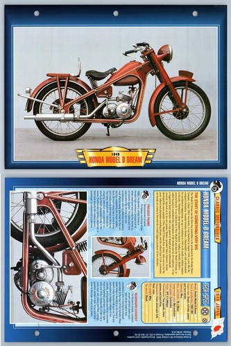 Honda model dream 1949 - model, d