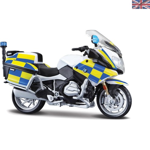 Scale yellow bmw police - scale,