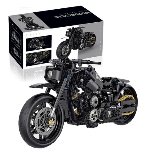 586pcs classic motorbike - 586pcs,