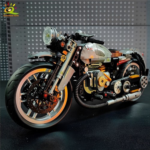 Classic motorbike building - classic,